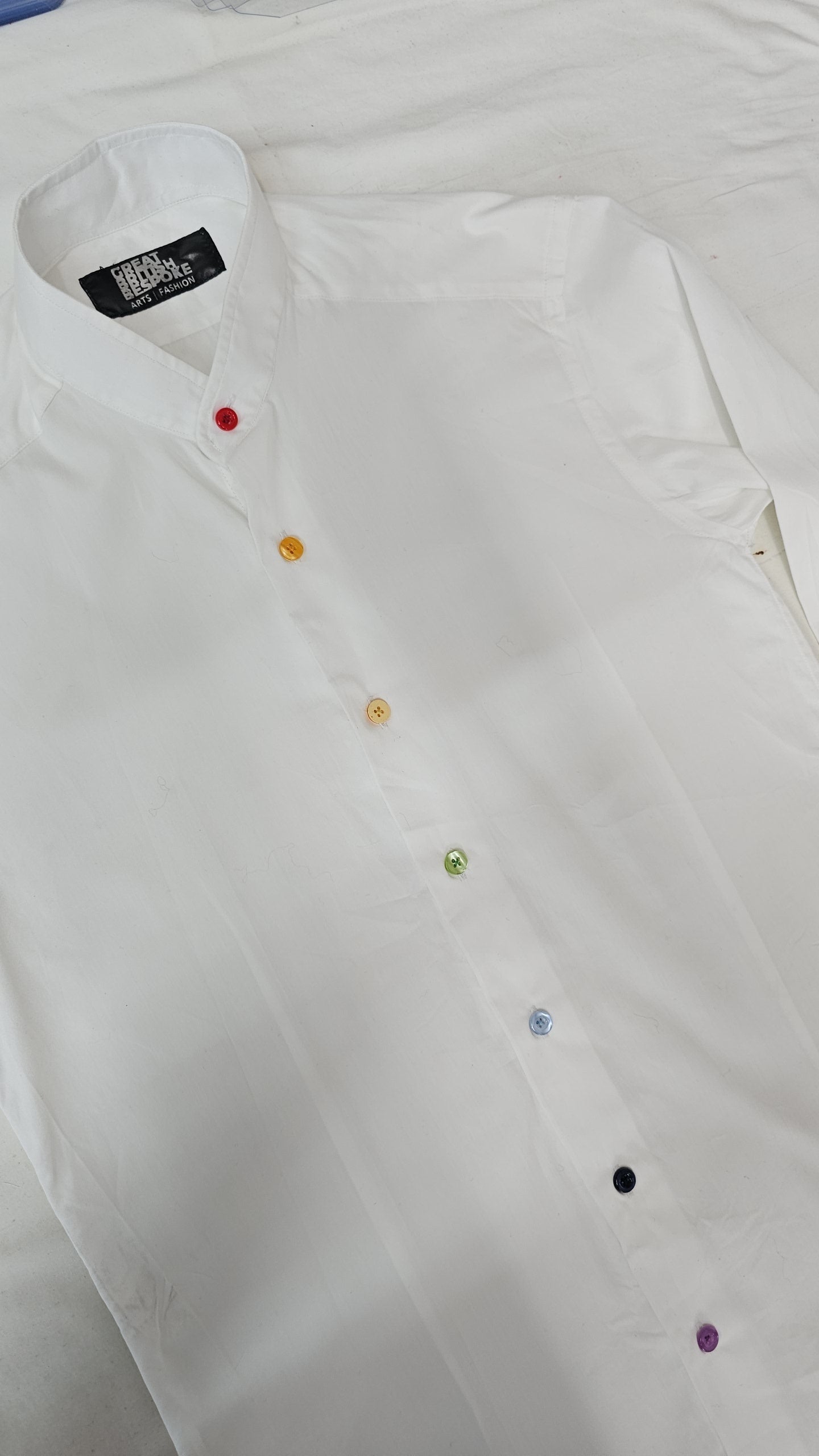 chakra collarless shirt