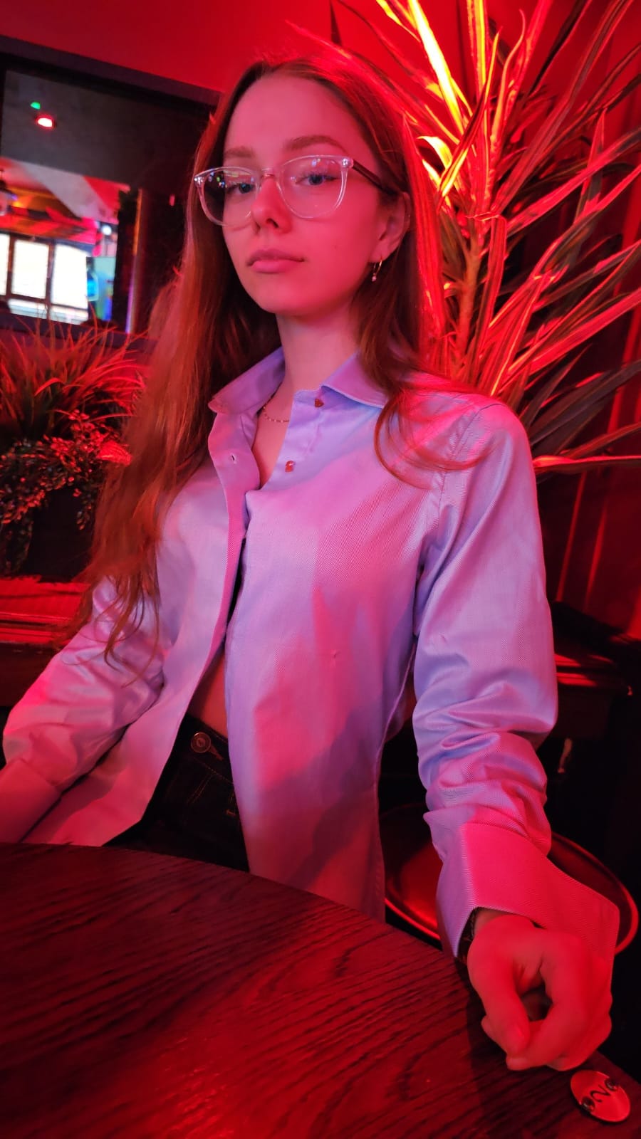 The Chakra Crystal Button Premium Herringbone Twill Shirt