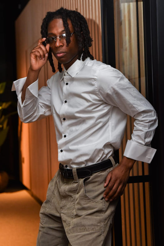 By wearing our premium luxury white shirt with shongite buttons, you can eliminate the stress of being exposed to these harmful EMF waves easily without compromising on style or comfort!