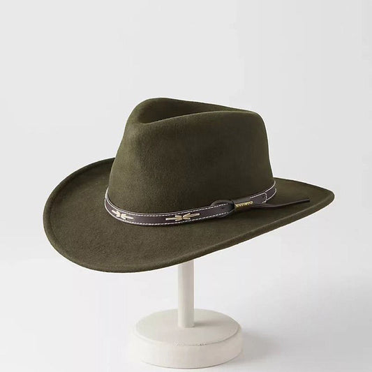 Autumn/Winter Men's Flannel Jazz Fedora Styled Hat