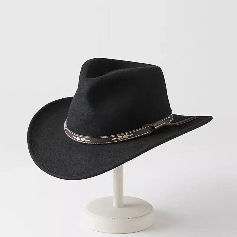 Autumn/Winter Men's Flannel Jazz Fedora Styled Hat