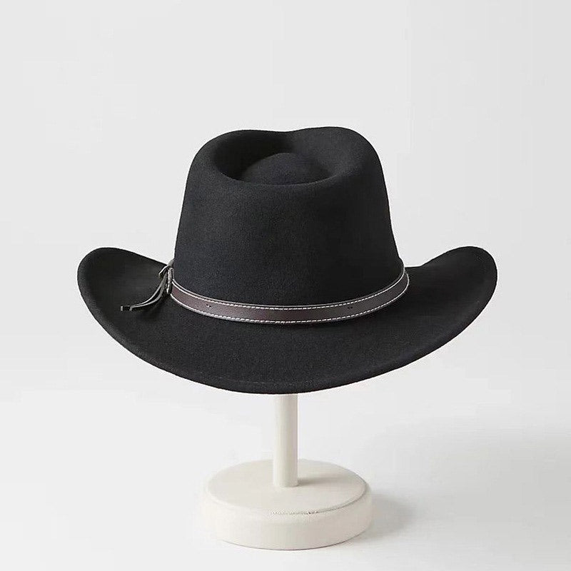 Autumn/Winter Men's Flannel Jazz Fedora Styled Hat