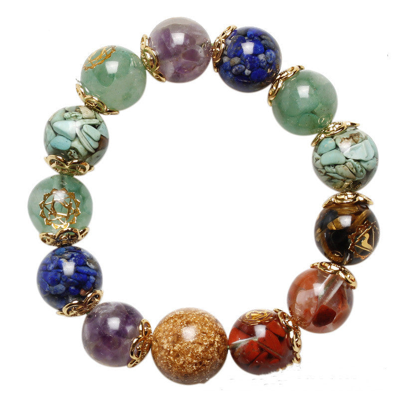 Healing Energy Organite Chakra Crystal Bracelet