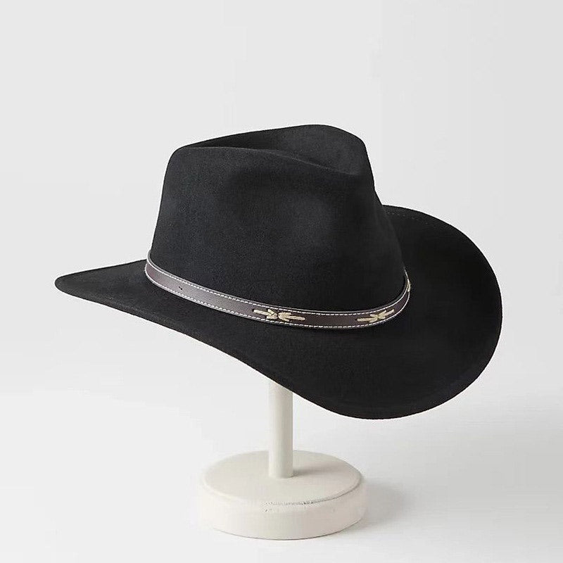 Autumn/Winter Men's Flannel Jazz Fedora Styled Hat