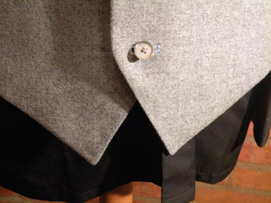 Light Grey Cashmere Flannel Vest/Waistcoat