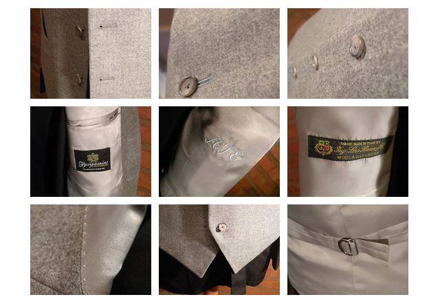 Light Grey Cashmere Flannel Vest/Waistcoat