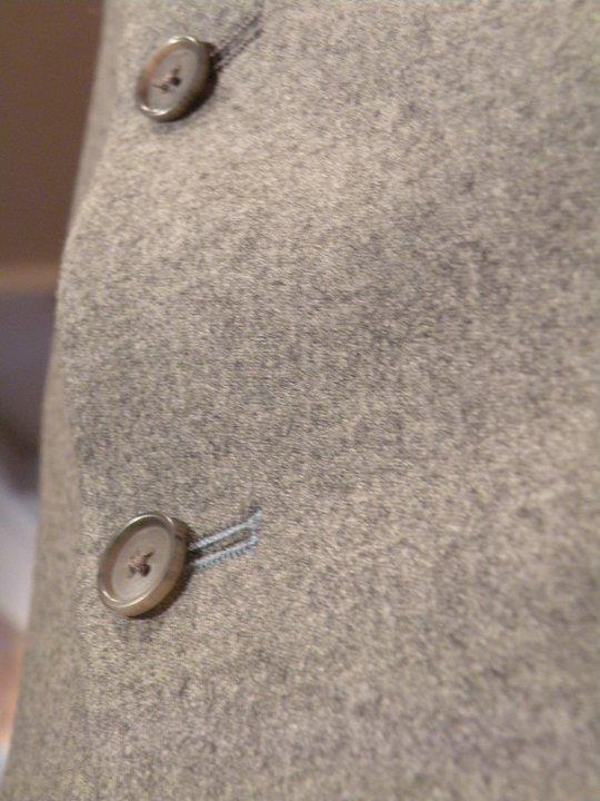 Light Grey Cashmere Flannel Vest/Waistcoat