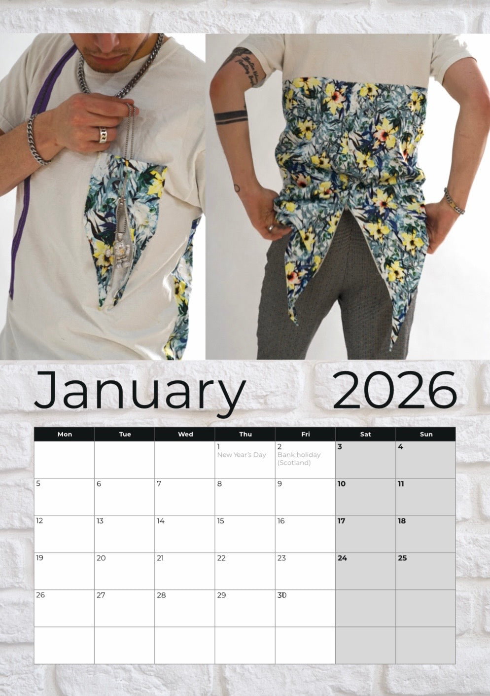 Mens Calendar