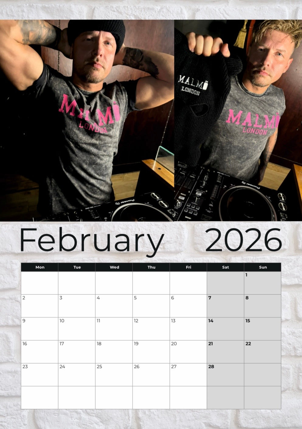 Mens Calendar