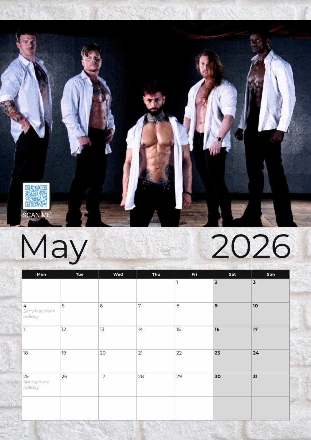 Mens Calendar