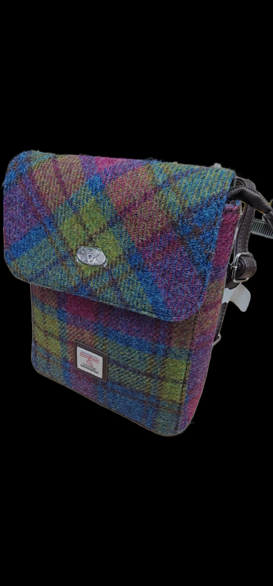 Harris Tweed Neon Satchel Rucksack